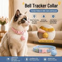 Traceur GPS intelligent étanche pour animaux de compagnie, anti-perte mondial, compatible iOS et Android, sans frais d'abonnement, moniteur de comportement pour chiens et chats