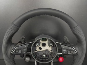 พวงมาลัยสไตล์ R-Line สำหรับ Audi A3 A4 A5 A6 S3 <span class=keywords><strong>S4</strong></span> S5 Q3 Q5 Q7 TT B9 8V <span class=keywords><strong>8W</strong></span> - Product Image 3