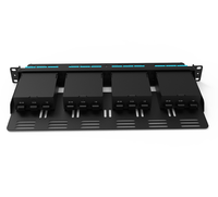 Boîtier de montage en rack 1U Easy Go haute densité pour panneau de brassage de fibres MPO 144 fibres, pouvant contenir jusqu'à 4 cassettes ou panneaux FHD