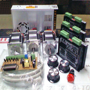 ชุดควบคุมพีซี 3 แกน PLC พร้อมมอเตอร์ไมโคร NEMA23 แรงบิด 22 นิวตัน สำหรับ Turbocnc <span class=keywords><strong>KCAM</strong></span> OEM / ODM - Product Image 1