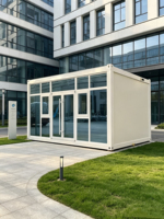 Edificio Contenedor Prefabricado Plegable Moderno, Casa Modular Portátil, Tienda, Hotel, Oficina, Certificado CE ISO9001, Personalizable