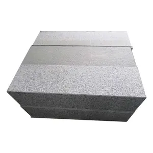 Riser Step Flamed G654 peldaños de escalera de granito gris, corte de granito ^