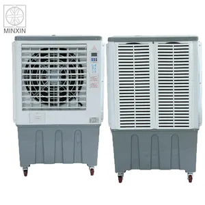 Industriale portatile di ventilazione Chiller evaporativo aria di raffreddamento ad aria evaporativo PP plastica 80 Pakistan evaporativo pompa acqua Minxin