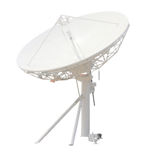 Tragbare 7,3 m hoch effiziente Satelliten antenne mit zwei Reflektoren und fester Erd station Multi band RF für Bodens atel liten - Product Image 1