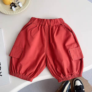 Nouvel ensemble 2 pièces pour garçon 2026 : <span class=keywords><strong>chemise</strong></span> blanche à manches courtes avec imprimé lettres et short <span class=keywords><strong>orange</strong></span> - Product Image 5