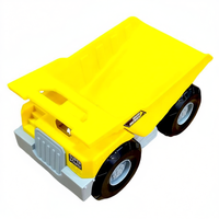 Camion benne en plastique pour enfants TOYBOLA, modèle de véhicule de construction TB-173 avec sac en filet pour le chargement de sable, idéal pour le jeu sur la plage, pour les enfants de 2 à 7 ans