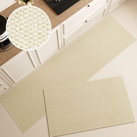 Tapis de cuisine en sisal, tapis de cuisine long, séchage rapide, absorbant, antidérapant, pour usage domestique