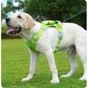 <span class=keywords><strong>Harnais</strong></span> <span class=keywords><strong>anti</strong></span>-traction pour chien avec laisse, gilet réfléchissant <span class=keywords><strong>anti</strong></span>-traction, ceinture de poitrine rembourrée réglable et douce pour chiens de grande et moyenne taille - Product Image 5