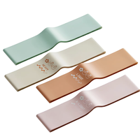 Bande de Résistance Antidérapante en Silicone Série Macaron, Résistance Moyenne pour Entraînement des Hanches, Fessiers, Jambes et Cuisses