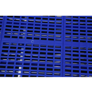 Cage pour chien pliante à motif solide à 3 couches et 9 portes grande enceinte pour animaux de compagnie avec roues palette de plateau en plastique solide en acier inoxydable - Product Image 6