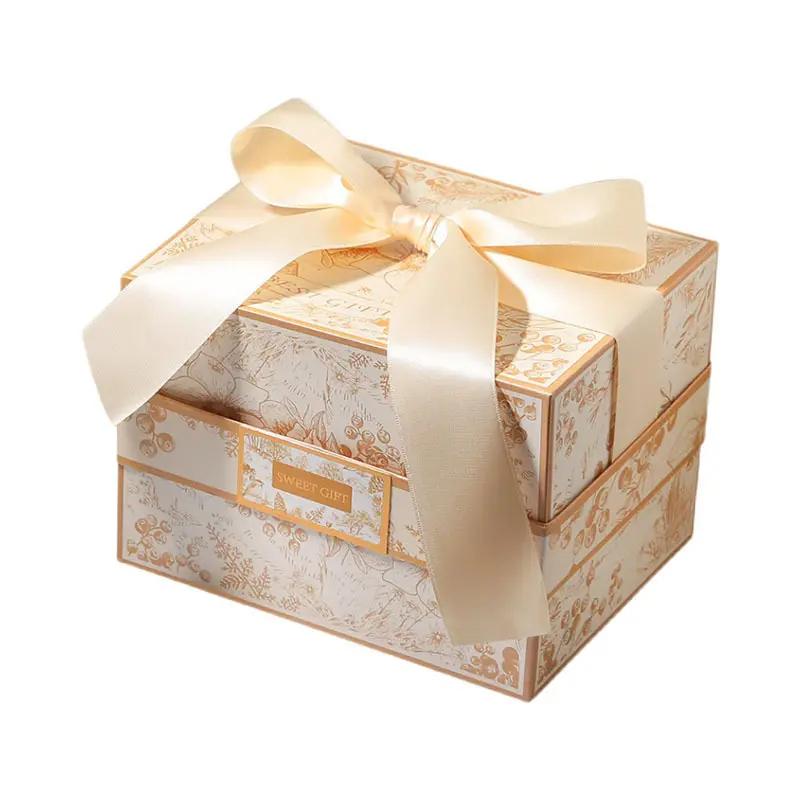 Botibox-caja de embalaje personalizada para regalo, cinta reciclable con cubierta de tierra y <span class=keywords><strong>cielo</strong></span> cuadrado de tinta