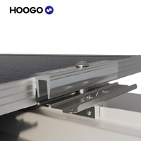 Module PV monocristallin demi-cellule N-Type 16BB 182mm en alliage d'aluminium anodisé haute résistance homologué FM HOOGO pour montage sur toit, compatible