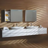 Mueble de baño de diseño moderno, para colgar en la pared, Modular