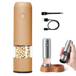 Energy-Efficient Stainless Steel Pepper Adjustable Coarseness Low Power Mode Kitchen Tool for Home Use - Product Image 1