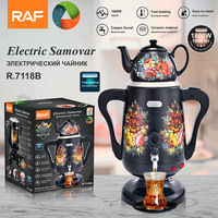 Bouilloire Électrique de Luxe Raf 1800W Chauffage Rapide Nettoyage Facile Robinet en Acier Inoxydable Matériau Céramique 2L Fonction Maintien au Chaud Usage Domestique