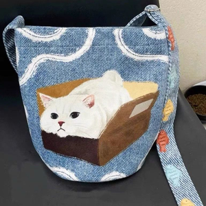 Wide <b>shoulder</b> strap crossbody bag, comfortable and stress-relieving everyday bag - Product Image 3