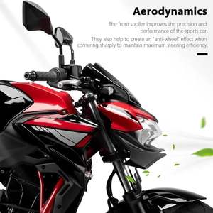 Para Z650 2025: Nuevo Accesorio de Motocicleta, Extensión de Guardabarros Delantero (Pico) para Cubierta de Spoiler (Negro) - Product Image 5