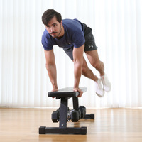 Banc de musculation multifonctionnel pliable en métal moderne pour la maison, banc de presse plat, support d'haltères, banc d'entraînement sportif – Vente en gros