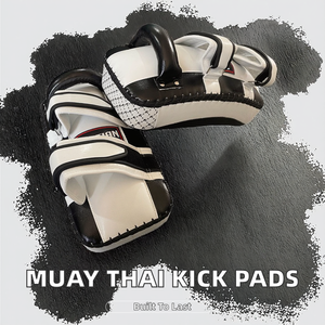 Protège-poignets et protège-tibias de boxe thaïlandaise et de Muay Thai personnalisés - Cuir microfibre léger, écologique, durable, bouclier d'entraînement, protège-tibias thaïlandais - Product Image 2