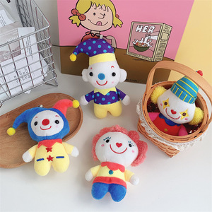 Portachiavi Peluche a Forma di Clown Cartone Animato, Antistress, Tessuto Super Morbido, Imbottitura in Cotone PP, Design Creativo da Circo - Offerta Speciale - Product Image 3