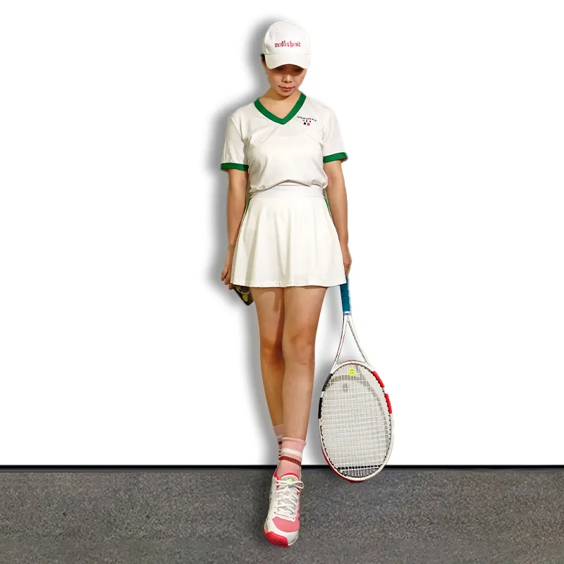 Одежда для тенниса, одежда для бадминтона, Женская Спортивная одежда для взрослых, короткие юбки, теннисная рубашка