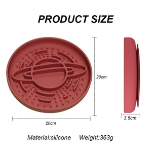 2025 nouveau Design Saturne mangeoire lente Silicone chien bol nourriture humide alimentation lécher alimentation Silicone mangeoire lente pour chat chien - Product Image 5