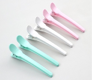 Pinces <span class=keywords><strong>à</strong></span> cheveux de couleur bonbon les plus vendues Outils de coiffure-Clips de positionnement de la zone Clips en forme de <span class=keywords><strong>bec</strong></span> de canard sans couture - Product Image 3