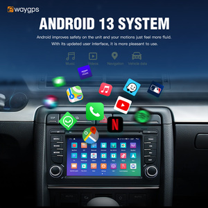 เครื่องเล่นสเตอริโอในรถยนต์ Ewaygps ระบบ Android 14 หน้าจอ IPS ขนาด 9 นิ้ว พร้อมแอมพลิฟายเออร์ดิจิตอล รองรับ Wireless Carplay และเสียง <span class=keywords><strong>DTS</strong></span> สำหรับรถยนต์ Audi A4 S4 RS4 ปี 2003-2008 - Product Image 4