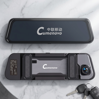 Caméra de tableau de bord intelligente à double objectif 4G, avant et arrière, 4K 1080P, écran tactile 9,66 pouces, vision nocturne Starlight, WiFi, GPS, DVR de voiture
