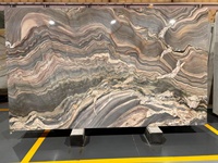 Dalles de marbre brésilien Pierre exotique de luxe pour villa moderne Dalles de quartzite de luxe de route de la soie du Brésil violet