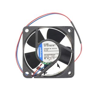 Ventilador Axial Eléctrico Pequeño con Rodamiento de Bolas, 612NHR-166, 60x60x25mm, 6cm, 12V DC, 2W, 166mA, 43m3/h - Product Image 1