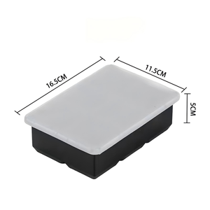 Molde de Hielo de Silicona para Hacer Bolas de Hielo Negras, Molde Redondo para Hielo para Whisky y Cócteles - Product Image 1