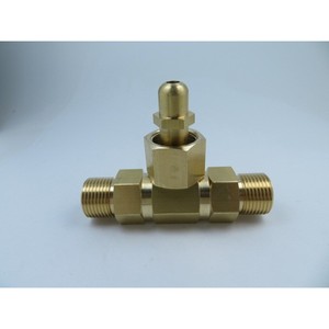 Cylinder Tee Connector G5/8 Brass 1-to-2 Interface Oxygen Nitrogen Argon Diverter - Product Image 2