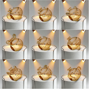 Pulsera <span class=keywords><strong>de</strong></span> Plata Pura 925 con Cuentas Doradas <span class=keywords><strong>de</strong></span> los Doce Signos del Zodíaco, Bolsa <span class=keywords><strong>de</strong></span> <span class=keywords><strong>la</strong></span> Fortuna, Cerdo Dorado, Qilin, Gato <span class=keywords><strong>de</strong></span> <span class=keywords><strong>la</strong></span> <span class=keywords><strong>Suerte</strong></span> - Collar <span class=keywords><strong>de</strong></span> Cuentas DIY - Product Image 3