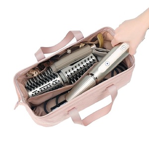 Portable Hair Tools <b>Travel</b> Carrying Bag Hair Dryer Curling <b>Iron</b> Airstraight Attachment Organizer Pouch with Handles - Product Image 2
