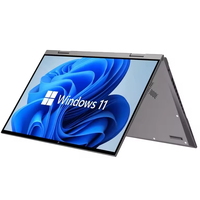 Ordinateur portable 2 en 1 à écran tactile 10.95 "Laptop à rabat à 360 ° Intel Celeron N95 Win11 16GB DDR5 1TB SSD Corps en alliage d'aluminium Notebook PC