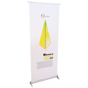 Cuộn lên quảng cáo biểu ngữ đứng <span class=keywords><strong>rollup</strong></span> Standee nhôm cuộn màn hình đứng có thể thu vào biểu ngữ - Product Image 2