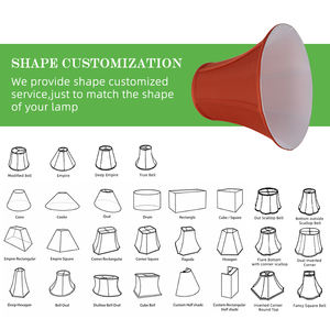 <span class=keywords><strong>Paralume</strong></span> a Campana Rosso Fatto a Mano, Lampada a Sospensione, <span class=keywords><strong>Coprilampada</strong></span> per Soffitto - Product Image 4