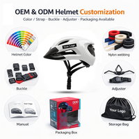 Casco Inteligente para Bicicleta para Ciclismo Nocturno con Luces LED Intermitentes para Viajeros Urbanos y Seguridad Vial