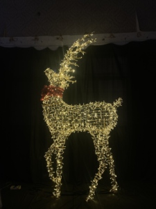 Décoration <span class=keywords><strong>de</strong></span> Noël en forme <span class=keywords><strong>de</strong></span> sculpture <span class=keywords><strong>de</strong></span> <span class=keywords><strong>cerf</strong></span> - Product Image 2