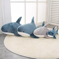 Requin géant en peluche Animal de mer en peluche Fabricant Ventes directes Grand requin en peluche Jouets Mignon requin Oreiller Cadeaux pour enfants