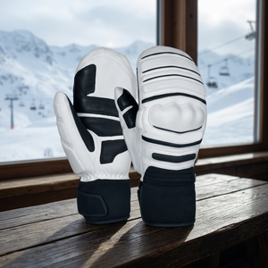 Guantes de Esquí y Snowboard de Cuero para Invierno, Unisex, Impermeables, Gruesos, Resistentes al Viento, Antideslizantes, Aislantes, con Pantalla Táctil, Dedos Completos - Product Image 3
