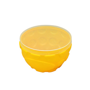 Pineapple Shape Plastic Food Container <b>Large</b> Capacity Round Kitchen Storage <b>Bin</b> For Food Pet Material - Product Image 4
