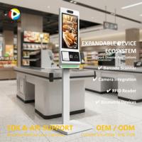 Solution de paiement tout-en-un pour les services de caisse, de membre et de billetterie en commerce de détail, avec kiosque interactif en libre-service
