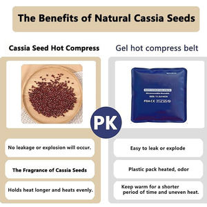 YISHUN Almohadilla Térmica de Linaza para Alivio de Cólicos y Gases en Recién Nacidos e Infantes, Cinturón Envolvente para Bebés con Calor Relajante 50x15cm - Product Image 2