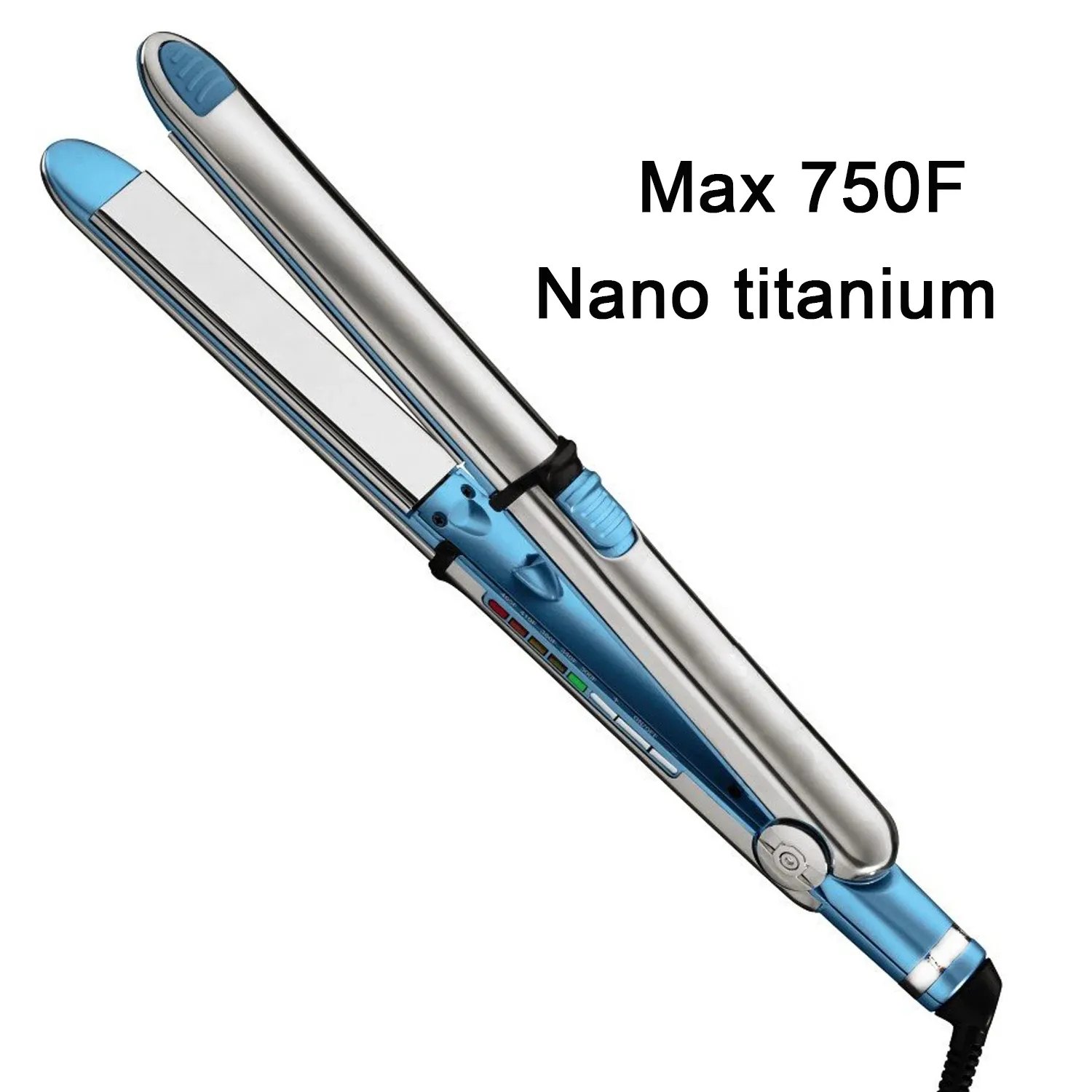 750F Pro titanium floating plate flat iron hair straightener professional fast electric hair straightening