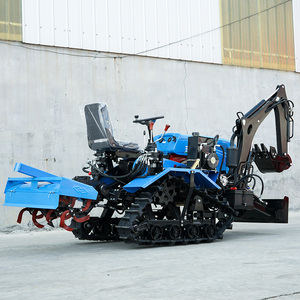 Mini-tracteur agricole multifonctionnel 35 CV 50 CV 80 CV pour travaux de terrassement et de drainage des rizières et des terres arides - Product Image 3