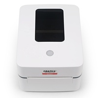 Imprimante d'étiquettes thermiques haute vitesse HBAPOS 4x6 "pour imprimante de codes à barres d'autocollants d'expédition de 20 à 110mm de largeur