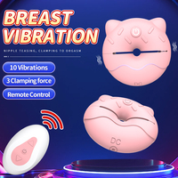 OEM Silikon Wasserdichter 10-Gang Aufladbarer Ferngesteuerter Unterwäsche-Vibrator Nippel-Stimulator