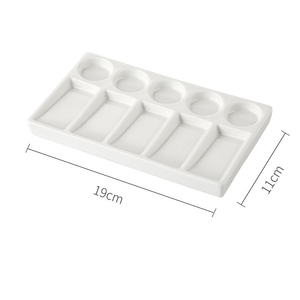 <span class=keywords><strong>Palette</strong></span> de peinture pour artistes en céramique, rectangulaire, design différent, pour dessin d'<span class=keywords><strong>aquarelle</strong></span>, offre spéciale - Product Image 2